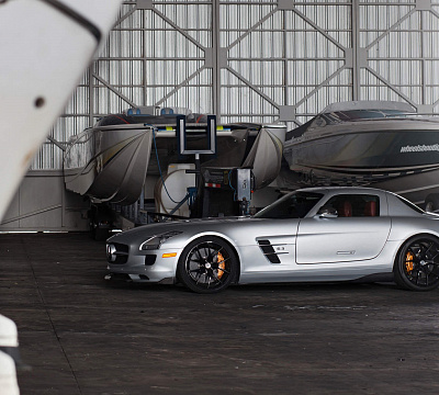 Фото дисков HRE P101 на Mercedes-Benz SLS AMG