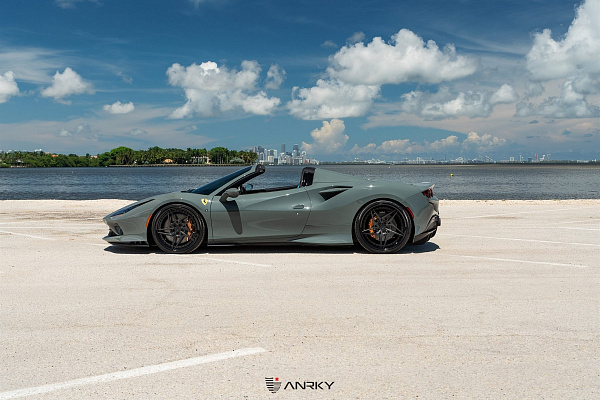 Фото дисков Anrky S3-X3 Черный глянец на Ferrari F8