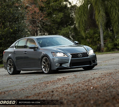 Фото дисков BC Forged HCS21 на Lexus GS IV