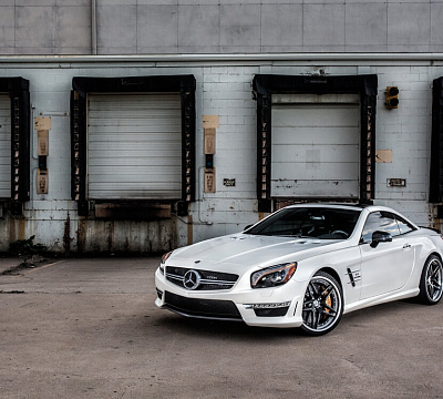 Фото дисков HRE S107 на Mercedes-Benz SL (R231)