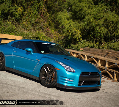 Фото дисков BC Forged HCS02 на Nissan GT-R