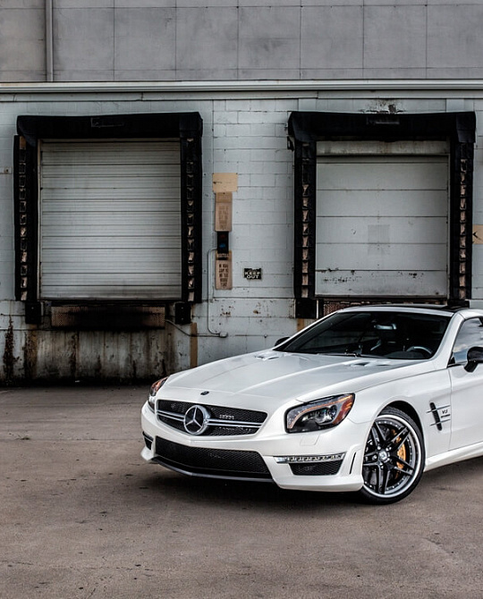 Фото дисков S107 Черный сатин на Mercedes-Benz SL (R231)