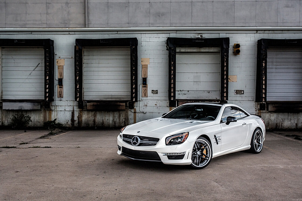 Фото дисков HRE S107 Черный сатин на Mercedes-Benz SL (R231)