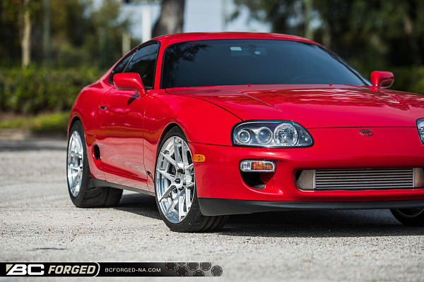 Фото дисков BC Forged HCA381 Глянцевый лак на Toyota Supra A80