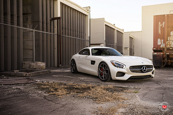 Фото дисков Vossen CG-205 Матовый графит на Mercedes-Benz AMG GT I