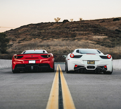 Фото дисков Brixton Forged PF5 на Ferrari 488