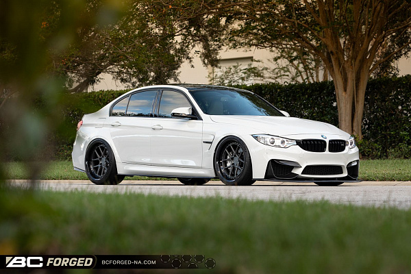 Фото дисков BC Forged LE52 // MLE52 Матовый графит на BMW 3/M3 (F3x/F80)