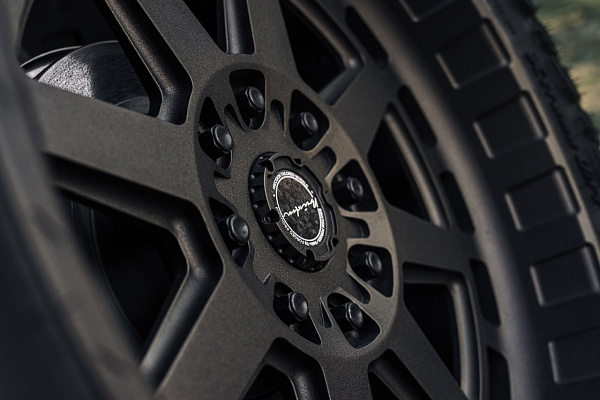 Фото дисков Brixton Forged BX01-M Черный матовый на GMC Hummer EV