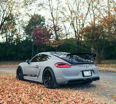 Фото дисков Brixton Forged R11-R на Porsche Cayman II
