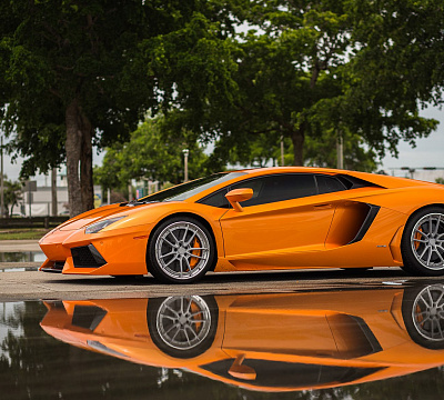 Фото дисков Anrky AN34 на Lamborghini Aventador