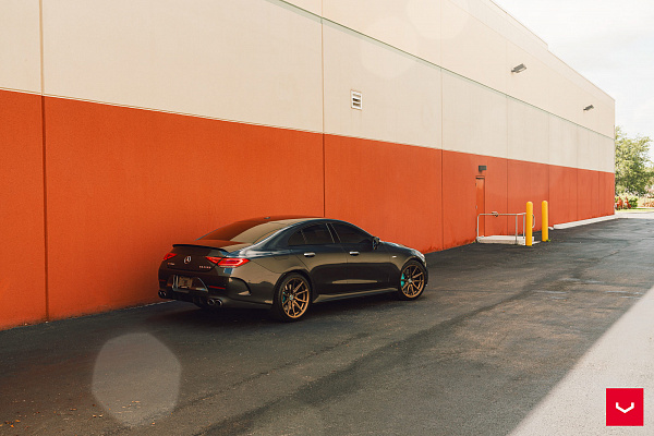 Фото дисков Vossen HF-3 Сатиновая бронза на Mercedes-Benz CLS (C257)