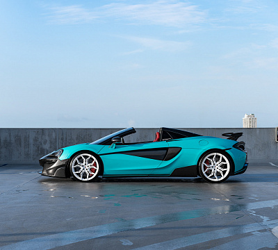 Фото дисков Vossen EVO-3R на McLaren 570S
