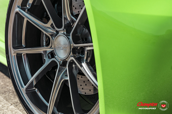 Фото дисков Vossen RS92 Полированный лак на Porsche 911 VIII