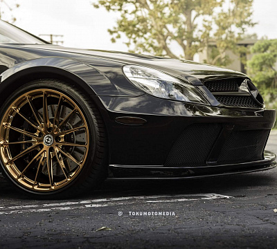 Фото дисков HRE P103 на Mercedes-Benz SL (R230)