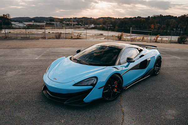 Фото дисков Vossen EVO-5 Черный глянец на McLaren 600