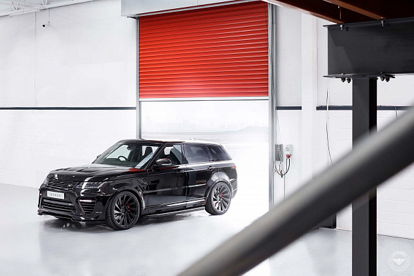 Фото дисков Vossen UV-3 Черный сатин на Land Rover Range Rover Sport II