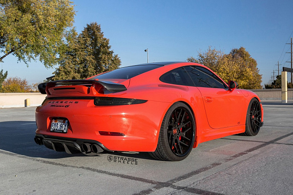 Фото дисков Strasse Wheels SM7T Deep Concave Другой цвет на Porsche 911 VII