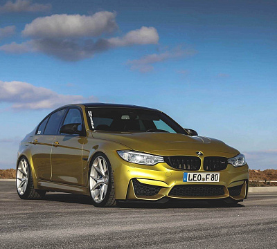 Фото дисков HRE P101 на BMW 3/M3 (F3x/F80)