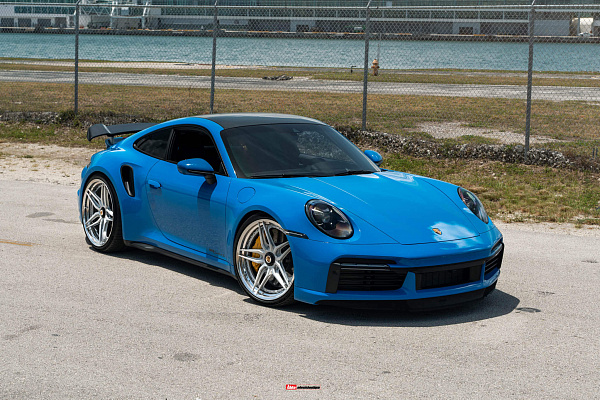 Фото дисков HRE S107SC Сатиновый лак на Porsche 911 VIII