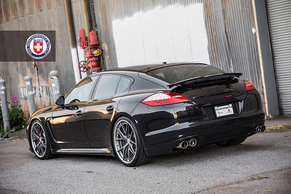Фото дисков HRE S101 Сатиновый графит на Porsche Panamera I