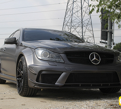 Фото дисков Vossen EVO-5 на Mercedes-Benz C-Class (W204)