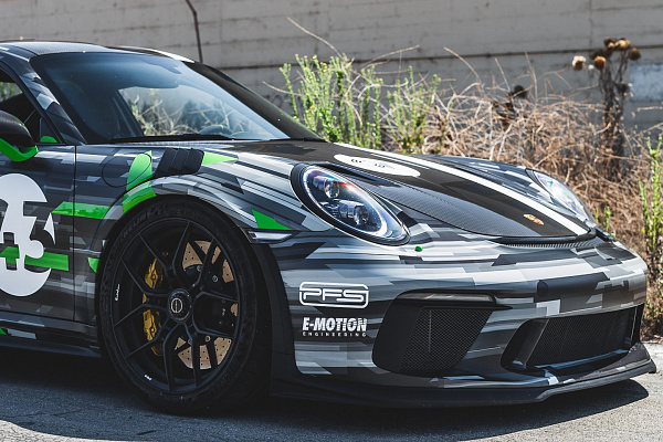 Фото дисков Brixton Forged CM5-R Черный матовый на Porsche 911 VII