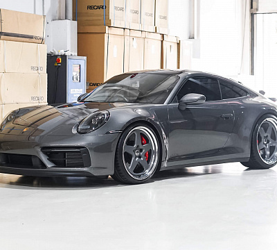 Фото дисков HRE 527 на Porsche 911 VIII