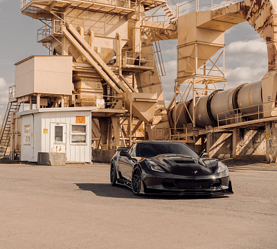 Фото дисков Vossen EVO-4R (3-Piece) на Chevrolet Corvette C7