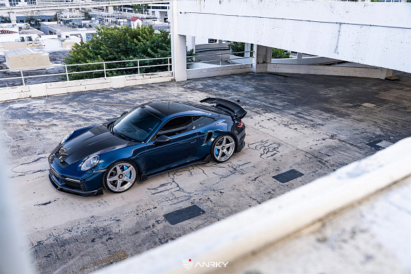 Фото дисков Anrky AN36-S Полированный лак на Porsche 911 VIII