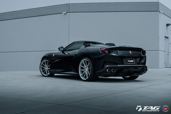 Фото дисков NOVITEC NF8 Серебро на Ferrari Portofino