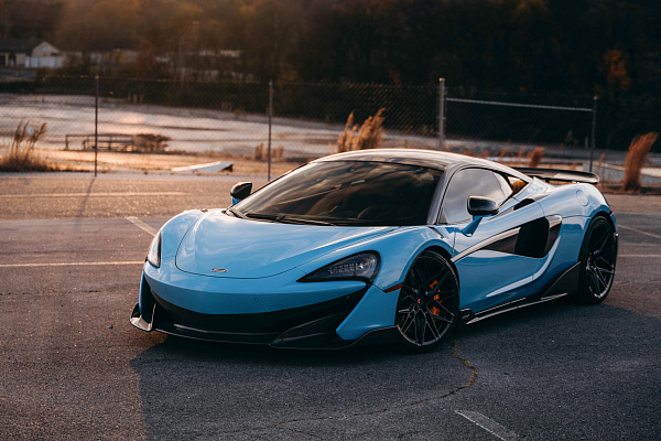 Фото дисков Vossen EVO-5 Черный глянец на McLaren 600