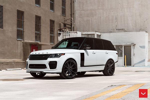 Фото дисков Vossen HF-3 Глянцевый темный лак на Range Rover IV