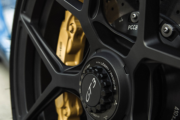 Фото дисков Brixton Forged PF7 Сатиновый темный лак на Porsche 911 VII