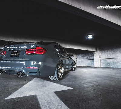 Фото дисков HRE P101 на BMW 3/M3 (F3x/F80)