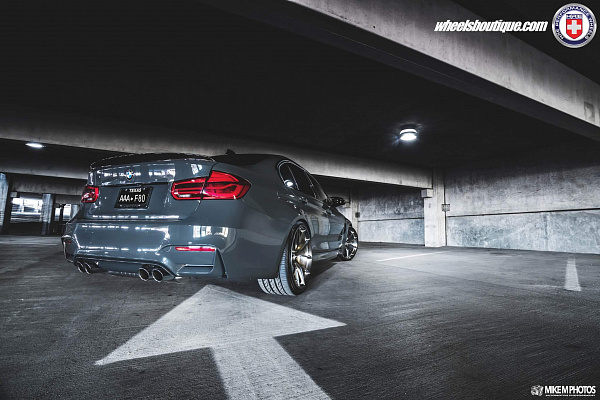 Фото дисков HRE P101 Глянцевый темный лак на BMW 3/M3 (F3x/F80)