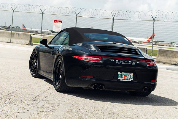 Фото дисков HRE 540C Черный сатин на Porsche 911 VII