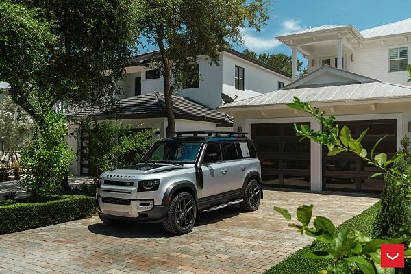 Фото дисков Vossen HF-5 Черный сатин на Land Rover Defender II