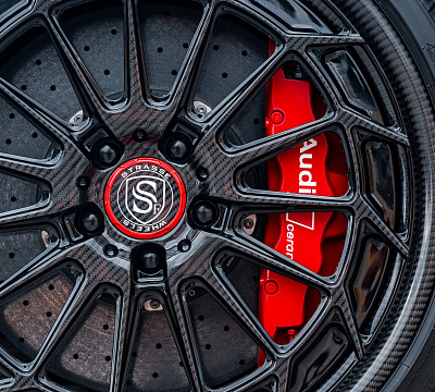 Фото дисков Strasse Wheels SV15FF Deep Concave FS на Audi R8 (4S)