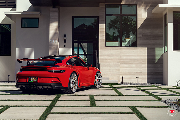 Фото дисков Vossen S21-07 Глянцевый лак на Porsche 911 VIII