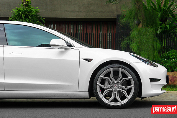 Фото дисков Vossen EVO-3R Глянцевый тонированный лак на Tesla Model 3