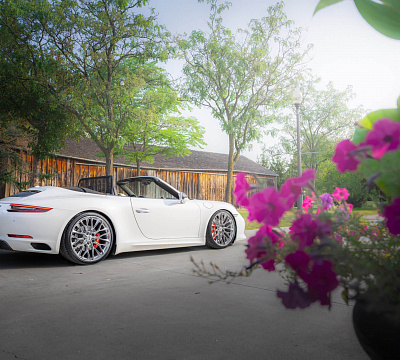 Фото дисков HRE P200 на Porsche 911 VII