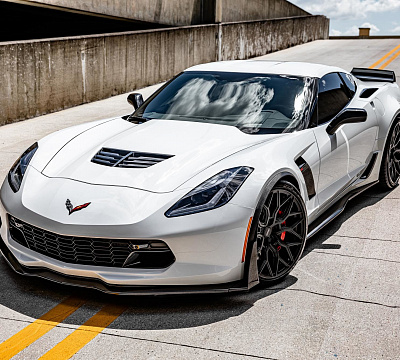 Фото дисков Vossen HF-2 на Chevrolet Corvette C7