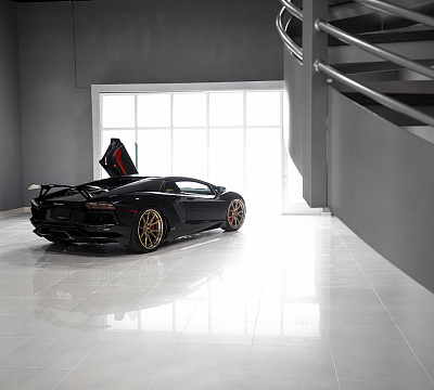 Фото дисков Anrky AN32 на Lamborghini Aventador