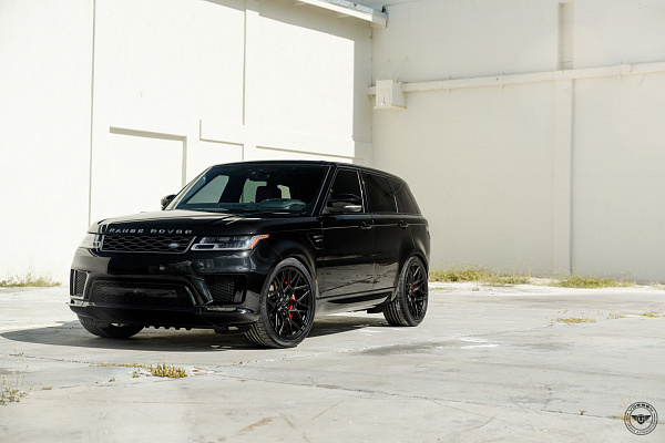 Фото дисков Vossen UV-1 Черный сатин на Land Rover Range Rover Sport II