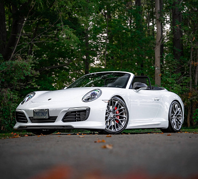 Фото дисков HRE P200 на Porsche 911 VII