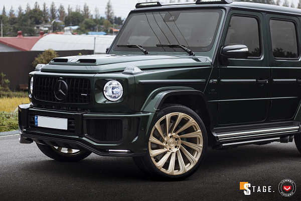Фото дисков Vossen UV-3 Глянцевое темное золото на Mercedes-Benz G-Class III