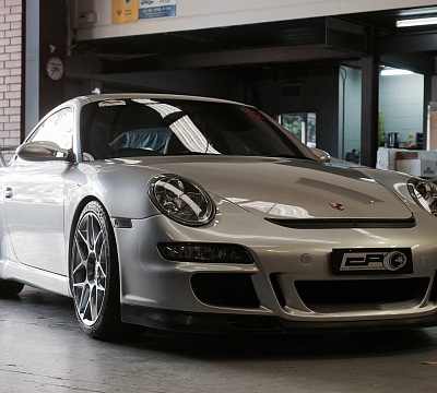 Фото дисков HRE FF01 на Porsche 911 VI