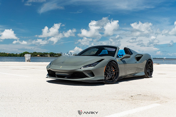 Фото дисков Anrky S3-X3 Черный глянец на Ferrari F8