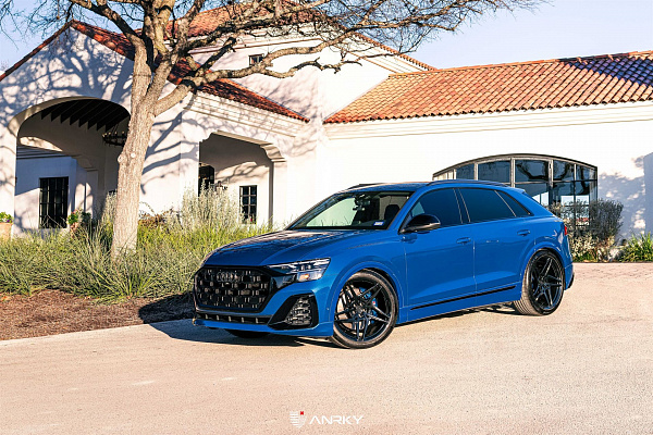 Фото дисков Anrky S1-X3 Черный глянец на Audi Q8