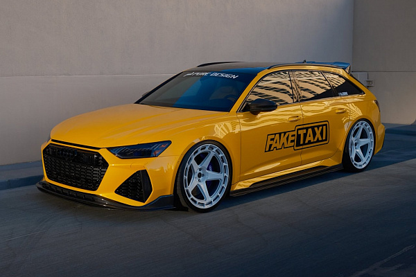 Фото дисков Brixton Forged TR05 AERO1 Белый глянец на Audi A/RS 6 (C8)